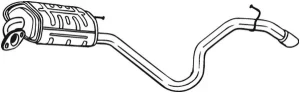 280-147 BOSAL Tłumik końcowy