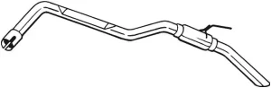 281-881 BOSAL Tłumik końcowy