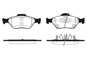 klocki hamulcowe toyota yaris iii P 83 159 BREMBO