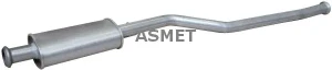 2.0 HDi PEUGEOT PARTNER Tłumik środkowy ASMET