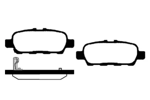 klocki hamulcowe infiniti fx35 0 986 494 861 BOSCH