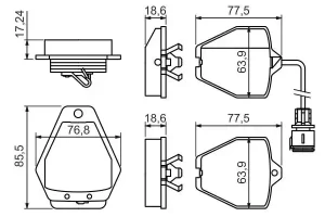 Klocki hamulcowe przód AUDI A8 D2 BOSCH