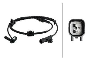6PU 230 048-171 HELLA Czujnik prędkości koła abs przód