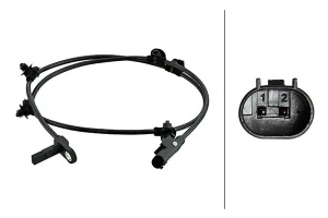 6PU 230 048-271 HELLA Czujnik prędkości koła abs tył