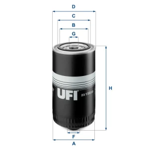 Filtr oleju z zaworem zwrotnym VW TRANSPORTER IV UFI