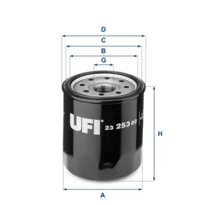 Filtr oleju z zaworem zwrotnym LEXUS GS II UFI