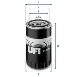 Filtr oleju z zaworem zwrotnym VW GOLF 3 UFI