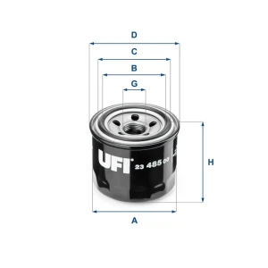 Filtr oleju z zaworem zwrotnym MITSUBISHI COLT VI UFI