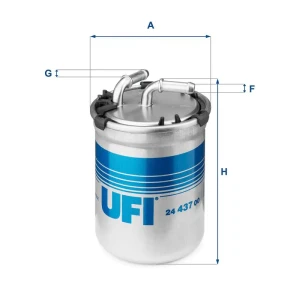 24.437.00 UFI Filtr paliwa