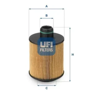 Filtr oleju PEUGEOT BIPPER UFI