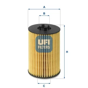 Filtr oleju AUDI A5 I UFI