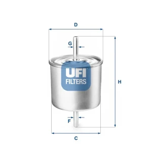 2.0 i, 1.8 i, 1.6 i, 2.5 i Filtr paliwa FORD MONDEO I UFI