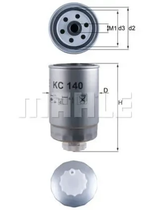 1.9 JTD Filtr paliwa FIAT PALIO MAHLE