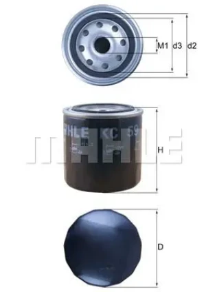 2.2 D Filtr paliwa MAZDA B-SERIE MAHLE
