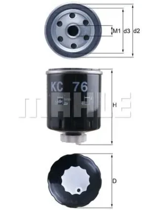 2.2 12V Filtr paliwa RENAULT ESPACE III MAHLE