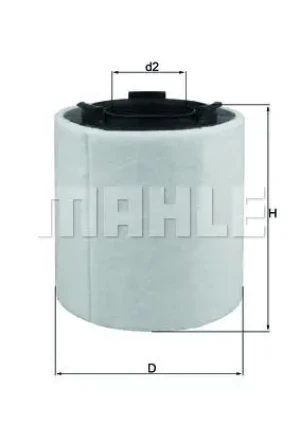 1.6 TDI, 1.2 TDI, 1.2 TSI, 1.4 TSI SKODA FABIA 2 Filtr powietrza MAHLE