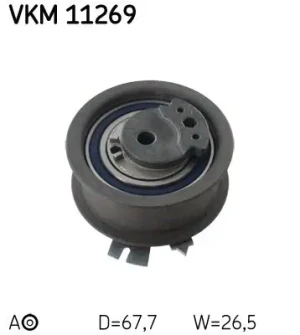 2.0 TDI Rolka napinacza paska rozrządu AUDI A4 B8 SKF