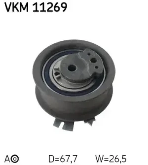 1.2 TDI, 1.6 TDI Rolka napinacza paska rozrządu SKODA FABIA 2 SKF