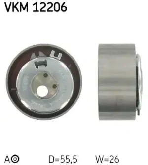 1.2, 1.2 60 Rolka napinacza paska rozrządu FIAT PUNTO SKF