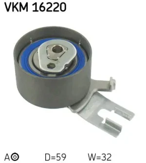 D5, 2.4 D, D5 AWD, D3, D3 /, D4 AWD Rolka napinacza paska rozrządu VOLVO V70 III SKF