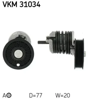1.9 TDI VW PASSAT B5 Rolka napinacza paska klinowego SKF