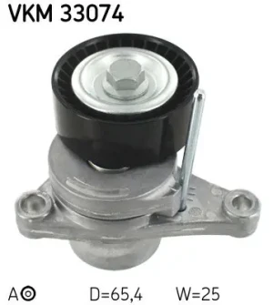 1.4 16V, 1.6 16V, 1.4 PEUGEOT 207 Rolka napinacza paska klinowego SKF
