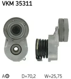 1.7 CDTI OPEL CORSA C Rolka napinacza paska klinowego SKF