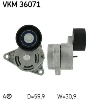 2.2 DTI, 2.5 CDTI, 2.5 DTI, 2.5 DTi OPEL MOVANO A Rolka napinacza paska klinowego SKF