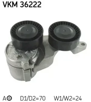 2.4 CDI, 2.4 D, D5 VOLVO S60 1 Rolka napinacza paska klinowego SKF