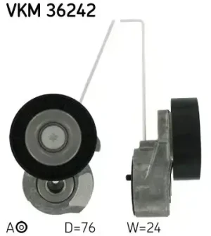 3.2, T6 AWD, 3.2 AWD VOLVO V70 III Rolka napinacza paska klinowego SKF