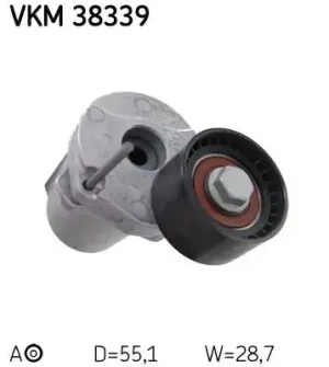 325 d, 318 d, 320 d, 330 d BMW 3 E90 Rolka napinacza paska klinowego SKF