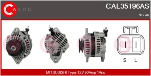 2.2 Di, 2.2 dCi NISSAN X-TRAIL I Alternator 90a