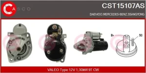 C 180, C 200, C 220, C 230 MERCEDES-BENZ W202 Rozrusznik CASCO