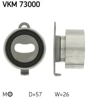 1.4 L, 1.6 i, 1.6 16V, 1.6 4x4, 1.6, 1.5 i, 1.3 Rolka napinacza paska rozrządu HONDA CIVIC IV SKF