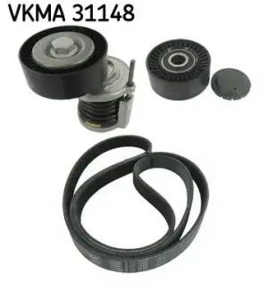 2.0 TDI Zestaw paska klinowego wielorowkowego VW TRANSPORTER T6 SKF