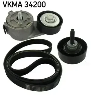 1.8 TDCi Zestaw paska klinowego wielorowkowego FORD MONDEO IV SKF