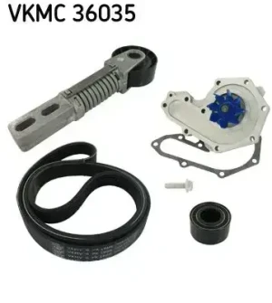 1.9 dCi, 1.9 DCi Pompa wody+ zest paska klinowego 6pk RENAULT MEGANE I SKF