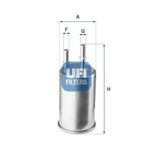 T2, T5 AWD, T4 AWD, T4 GTDi, T4, T3 GTDi, T5, T3, T2 GTDi Filtr paliwa VOLVO V40 UFI