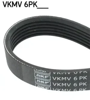 Pasek klinowy wielorowkowy 6pk CITROËN C3 PICASSO (SH_) 1.6 HDI, 1.6 HDi SKF