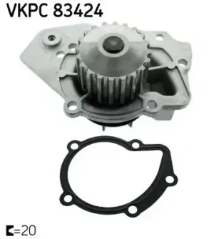 1.9 DT, 1.8 D, 1.9 TD, 1.9 D CITROËN ZX Pompa wody Pompa wody SKF