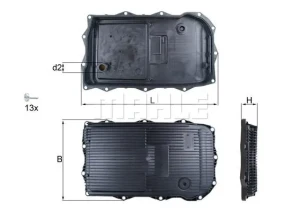 Miska olejowa skrzyni biegów BMW 4 F32 F82 MAHLE