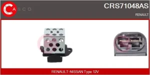 Rezystor wentylatora chłodnicy RENAULT MEGANE III CASCO