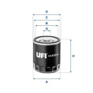 Filtr oleju FORD FOCUS III UFI