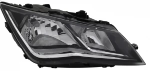 20-17465-06-2 TYC Reflektor lampa prawa z silnikiem elektrycznym