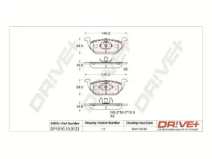 Klocki hamulcowe przód dr!ve+ SKODA OCTAVIA 1 Dr!ve+