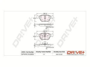 Klocki hamulcowe przód dr!ve+ MG MG ZT Dr!ve+