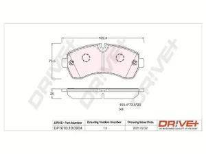 Klocki hamulcowe przód dr!ve+ MERCEDES-BENZ SPRINTER B906 Dr!ve+