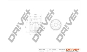 Filtr oleju dr!ve+ RENAULT CLIO III Dr!ve+