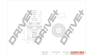DP1110.11.0113 Dr!ve+ Filtr oleju dr!ve+