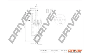 2.0, 1.2, 1.4 16V Filtr paliwa benzyna dr!ve+ SKODA FABIA I Dr!ve+